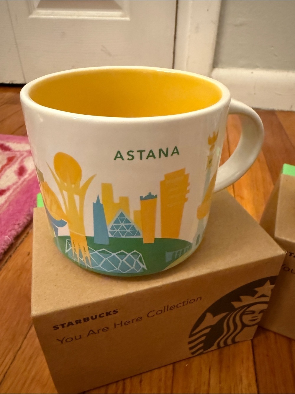 Starbucks Astana Kazakhstan YAH Mug 14oz w/ Box Rare Collectible